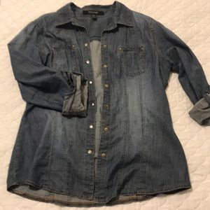 Chambray button up shirt